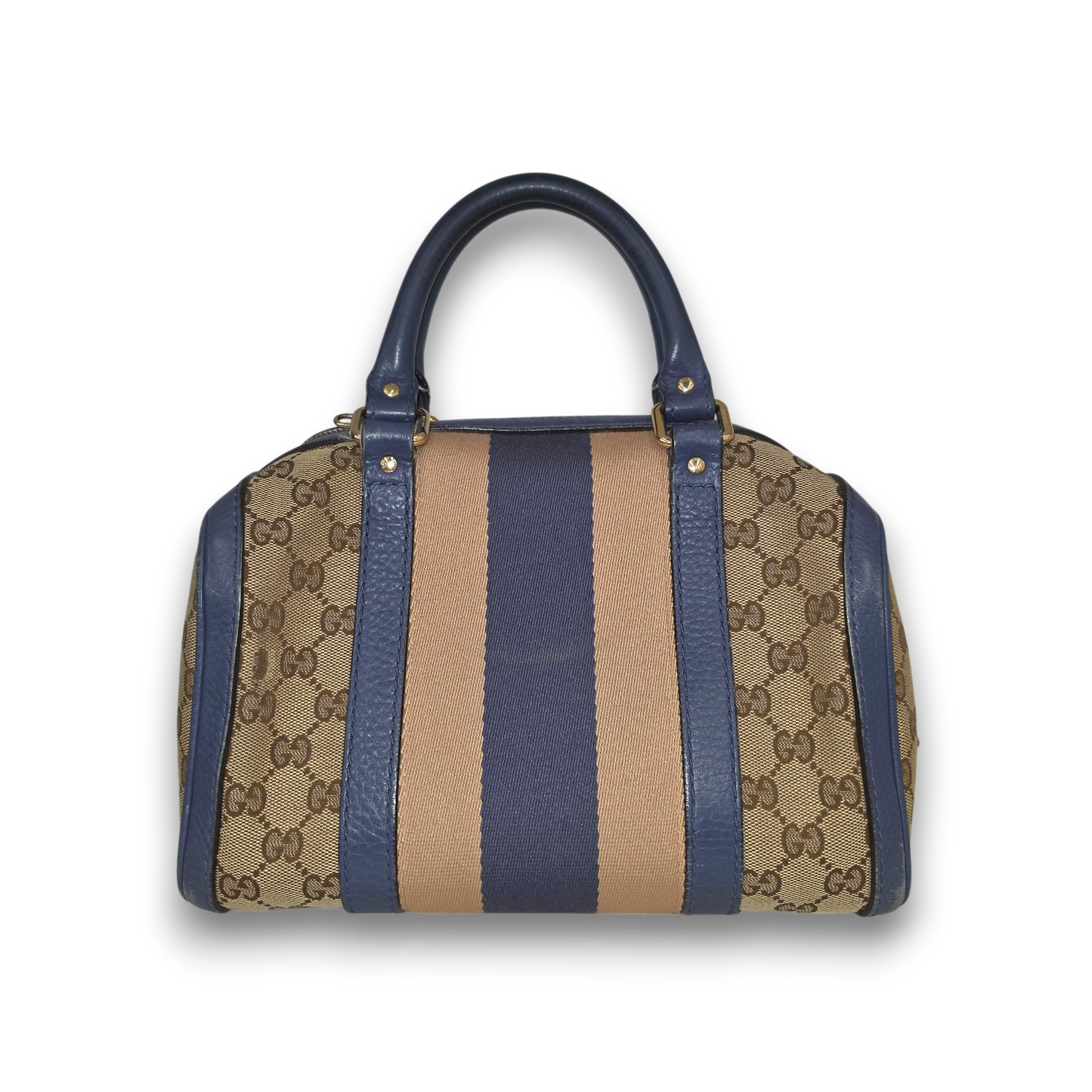 Gucci 2way Bag 269876 Rank(B) Brown/Navy Stain