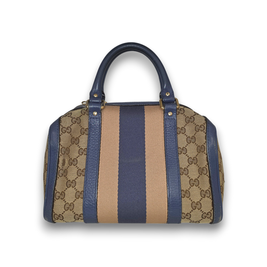 Gucci 2way Bag 269876 Rank(B) Brown/Navy Stain