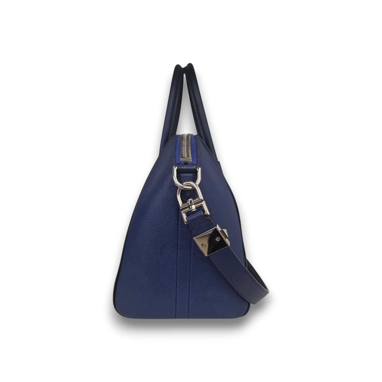 Givenchy @way Bag Antigona Rank(B) Blue Handle Sticky/Scratch/Stain 3C1123