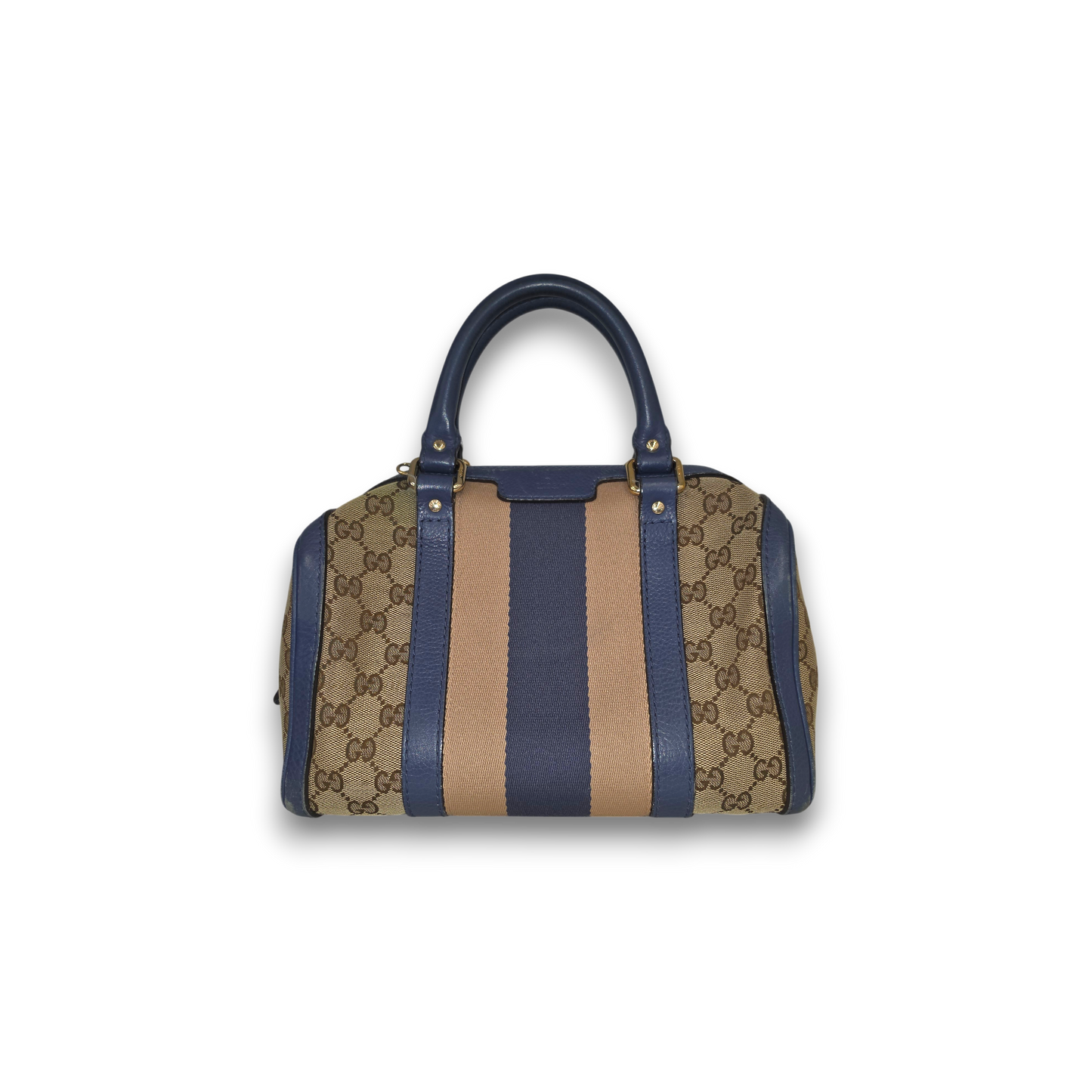 Gucci 2way Bag 269876 Rank(B) Brown/Navy Stain