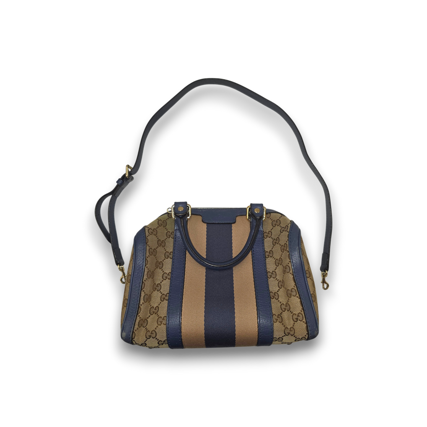 Gucci 2way Bag 269876 Rank(B) Brown/Navy Stain