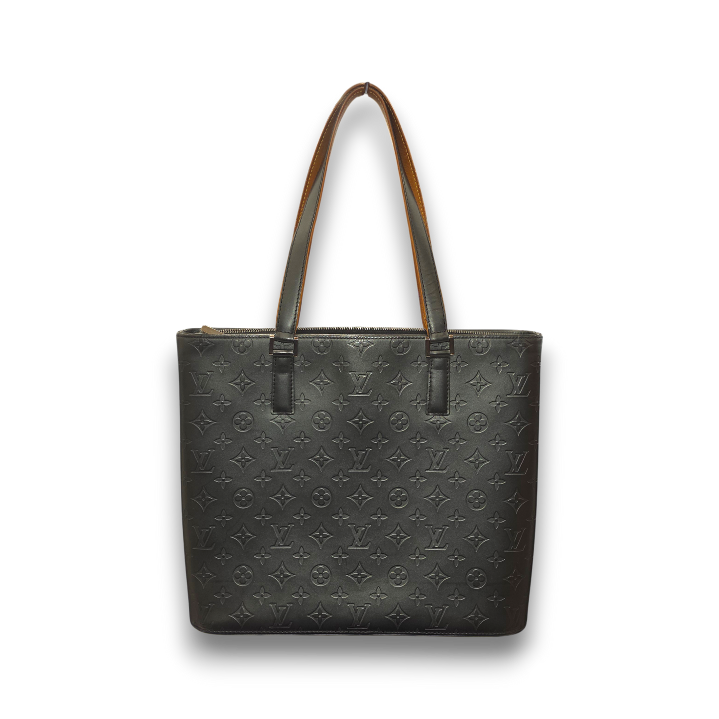 Louis Vuitton Monogram Mat Wilwood Tote M55102 Rank (B) Black/Brown TH0023