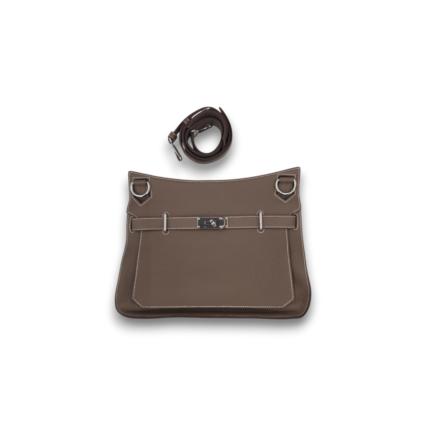 Hermes Shoulder Bag Jypspiere 34 Rank (A) Beige 32 E N