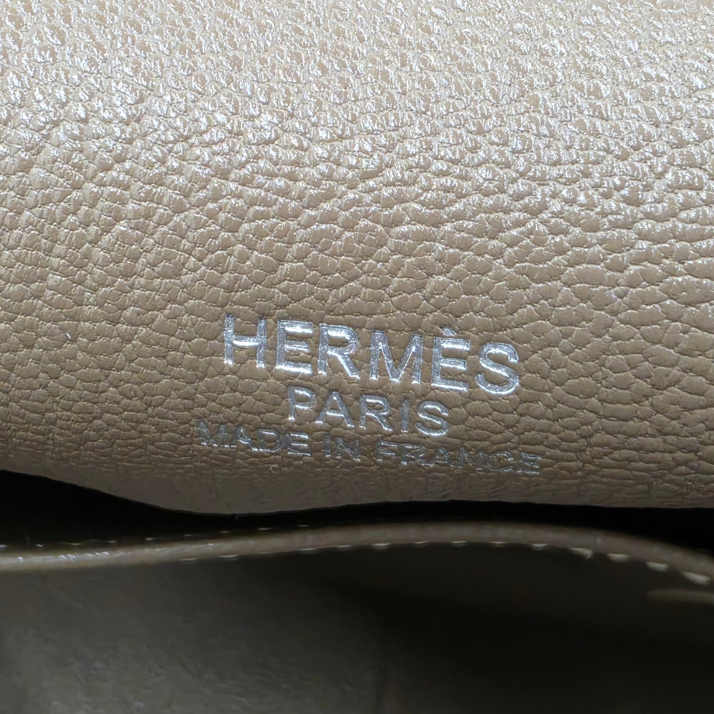 Hermes Shoulder Bag Jypspiere 34 Rank (A) Beige 32 E N