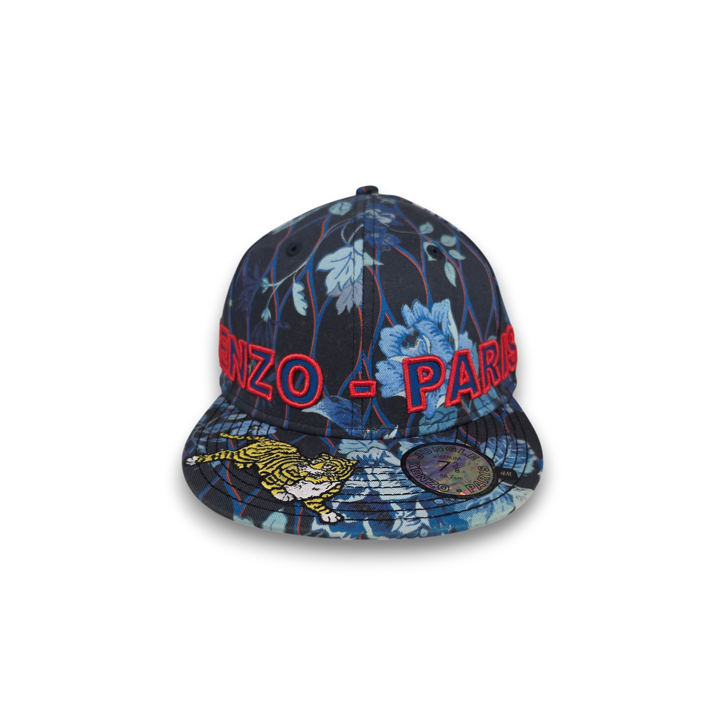 KENZO x H&M Cap 255681 Rank(AB) Black and Blue