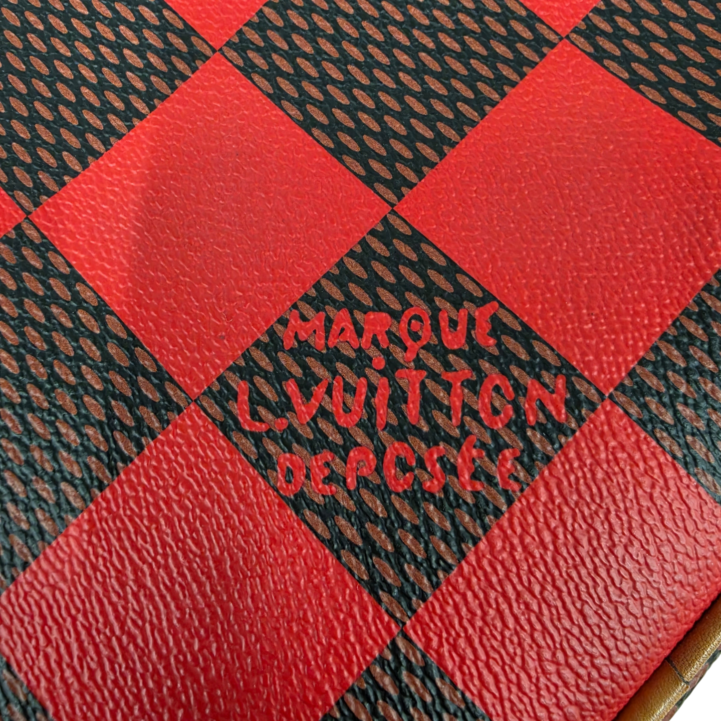 LOUIS VUITTONShoulder Damier N40561 Rank (B) Brown/Red NFC