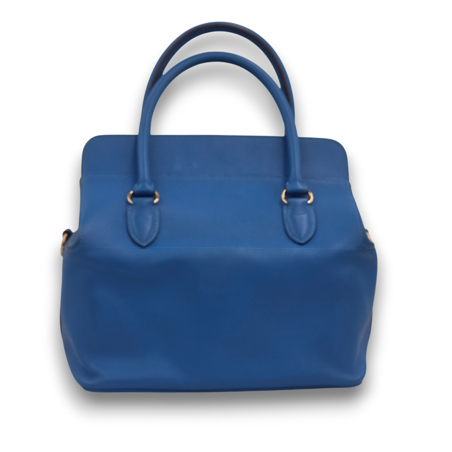 HERMES 2way Bag Tool Box 26 Rank(B) Blue Stain X BY OG2 MS