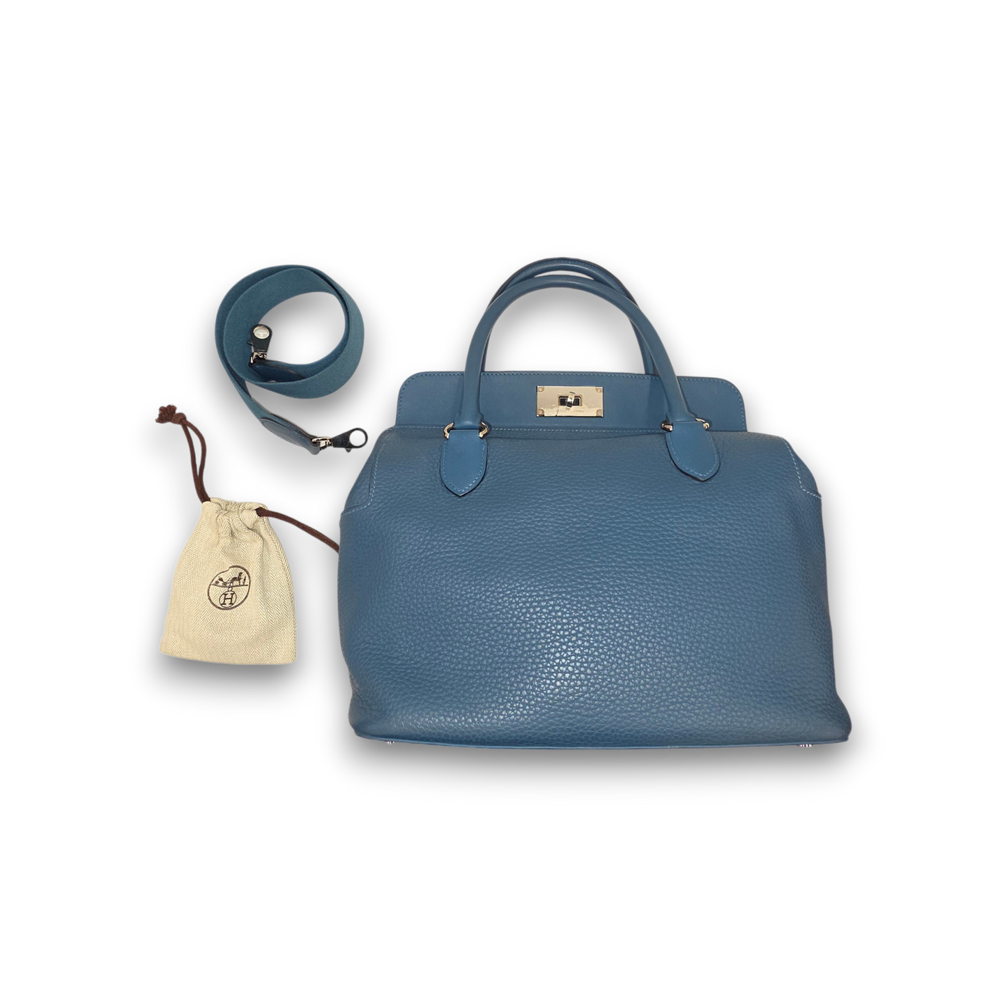 HERMES 2way Bag Tool Box 26 Rank(B)  Green T BY 007 MP