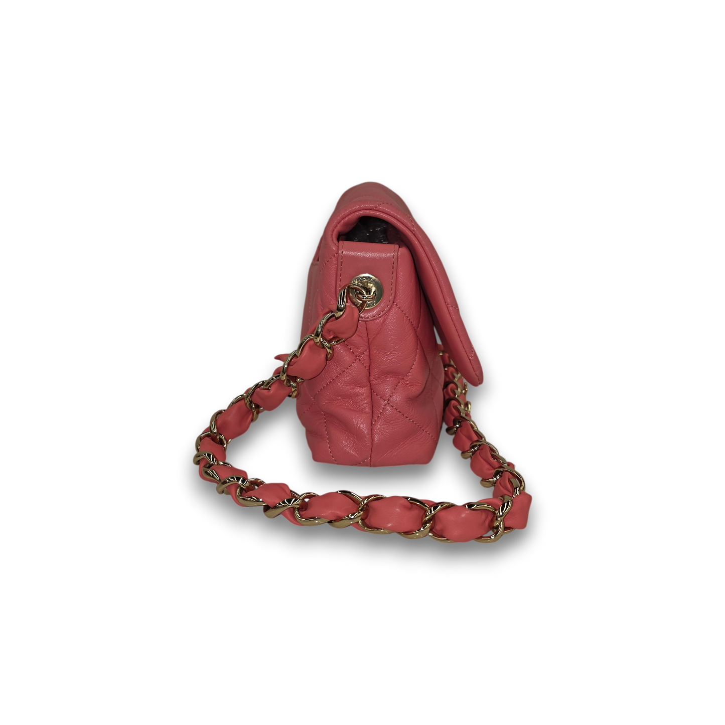 CHANEL Shoulder Bag Rank(AB) Pink 31054626 Small flap 2021