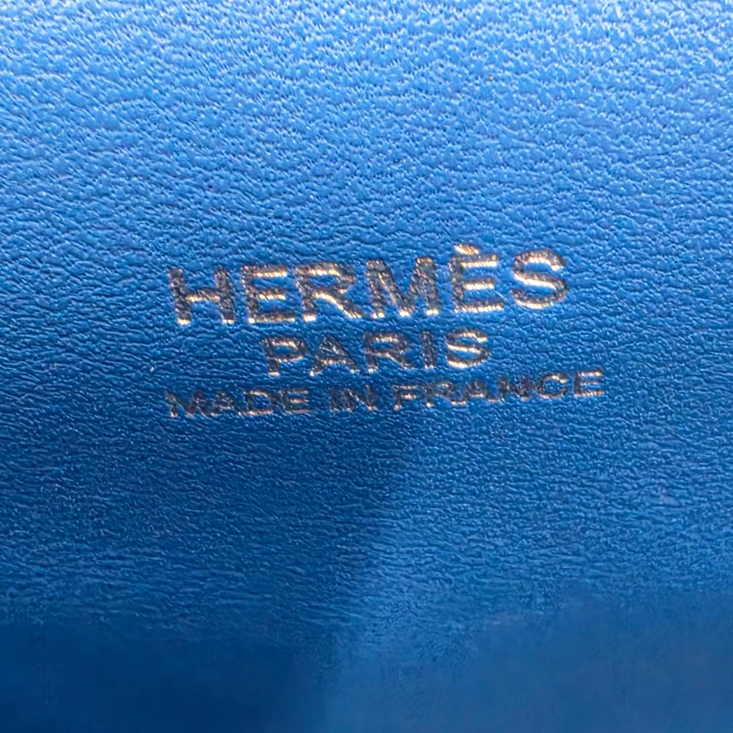 HERMES 2way Bag Tool Box 26 Rank(B) Blue Stain X BY OG2 MS