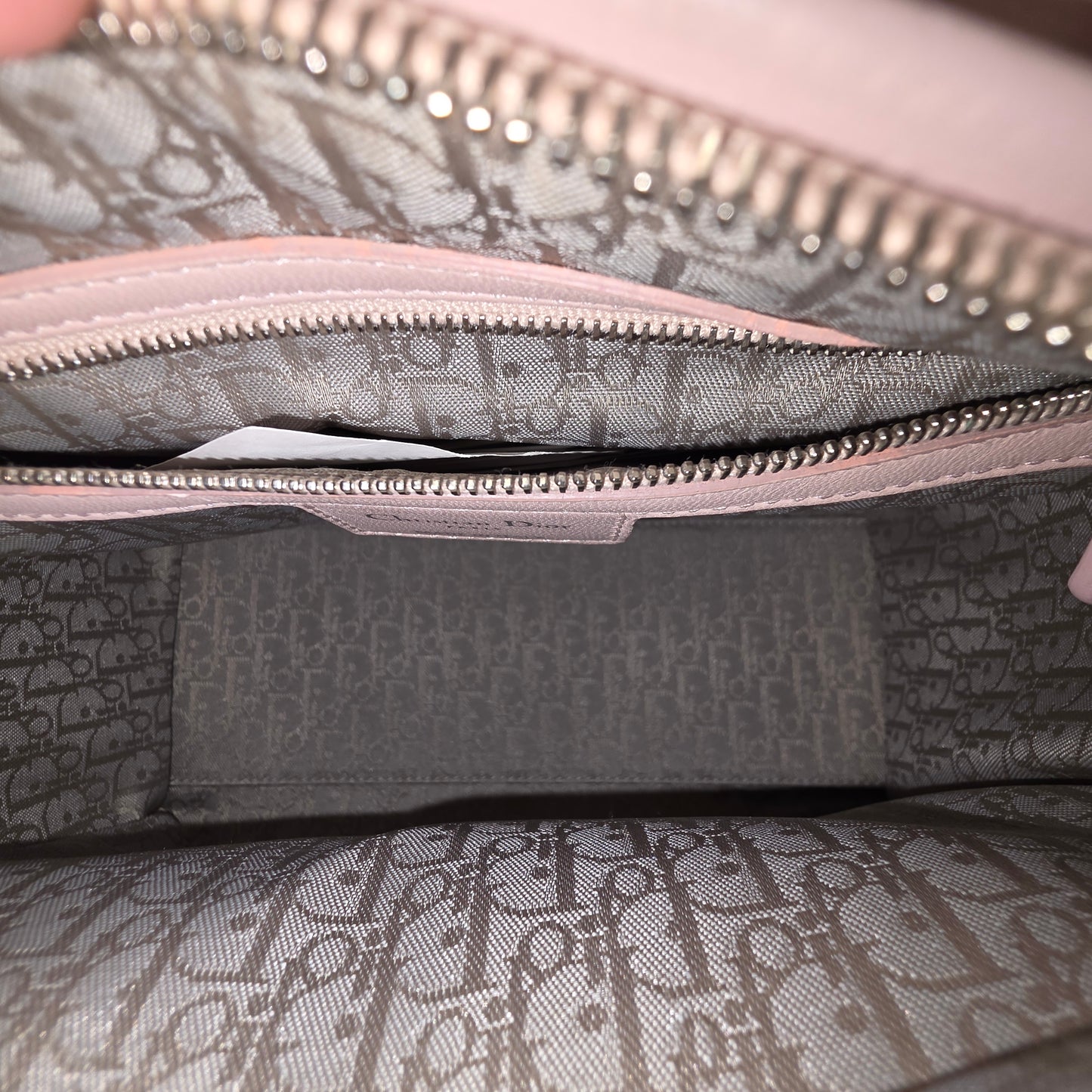 Christian Dior Hand Bag Lady Dior Medium Canage Rank (A) Light Pink 01-MA-0112