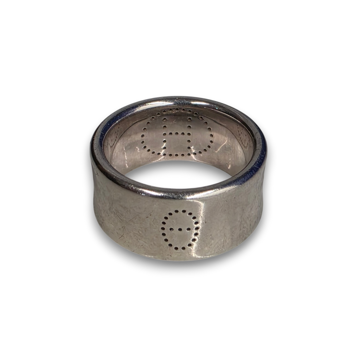 Hermes RING SILVER sv925 #59 eclipse Ruban