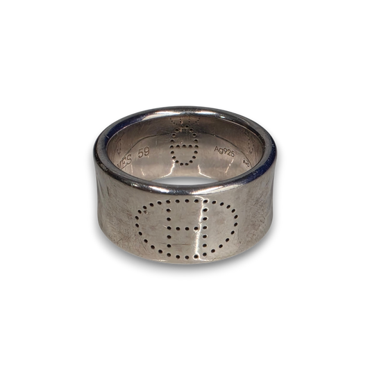 Hermes RING SILVER sv925 #59 eclipse Ruban