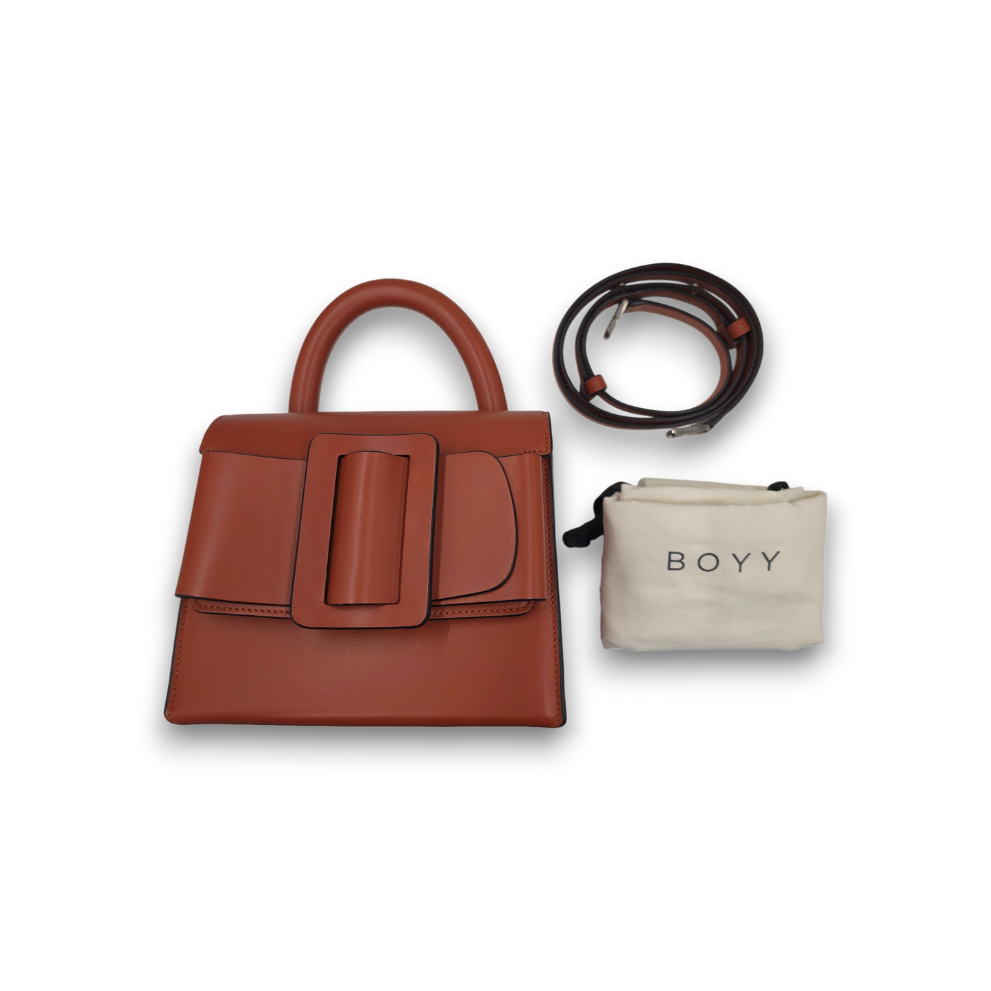 BOYY 2WAY BAG Rank (A) Orange With Strap