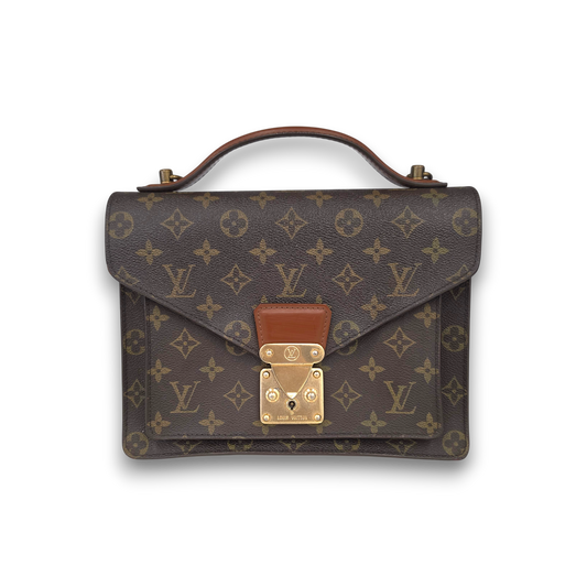 LOUIS VUITTON Handbag Monogram M51185 Rank (B) Brown 874 V.I. Without Strap