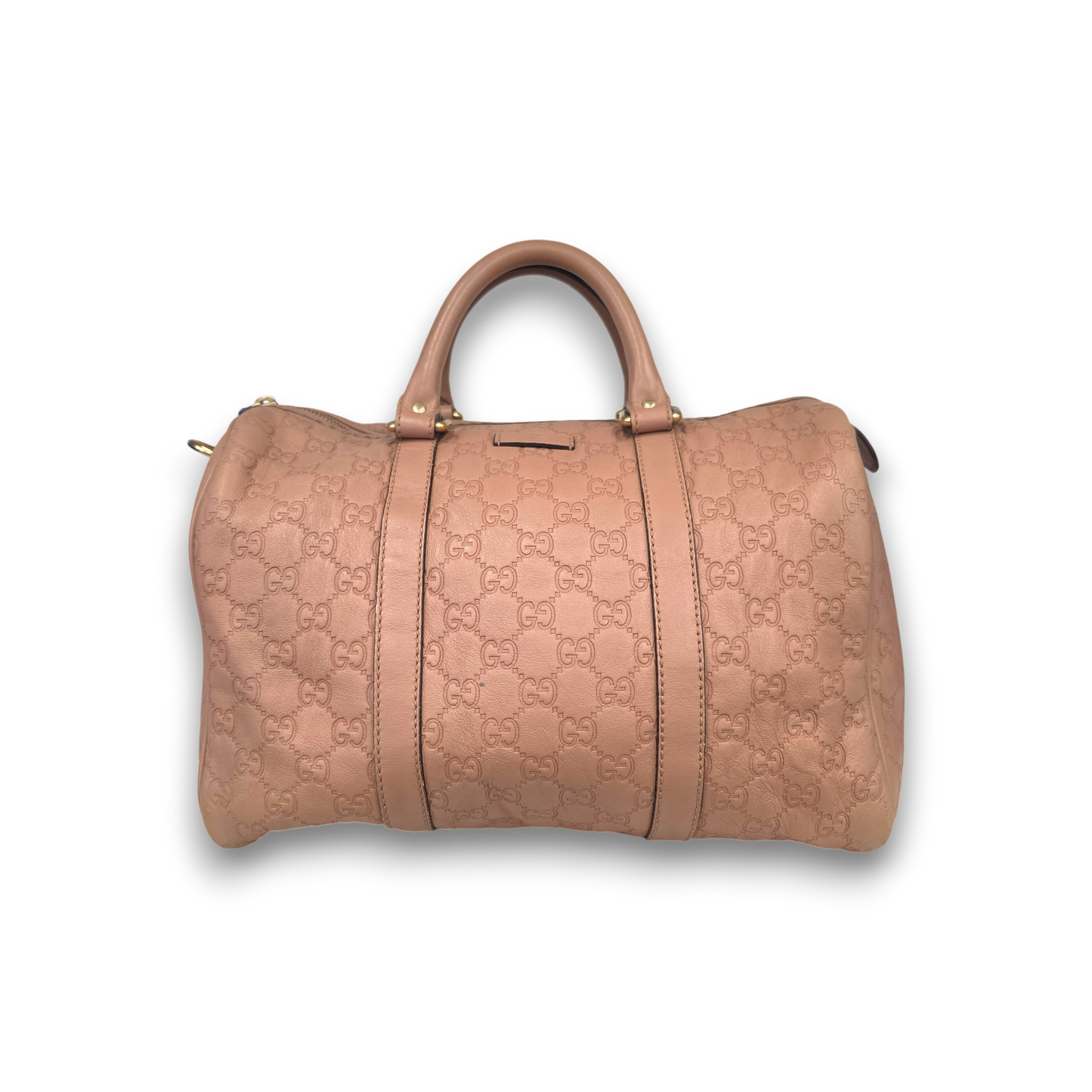 GUCCI Boston Bag GG 265598 Rank(B) Pink without Strap 493075