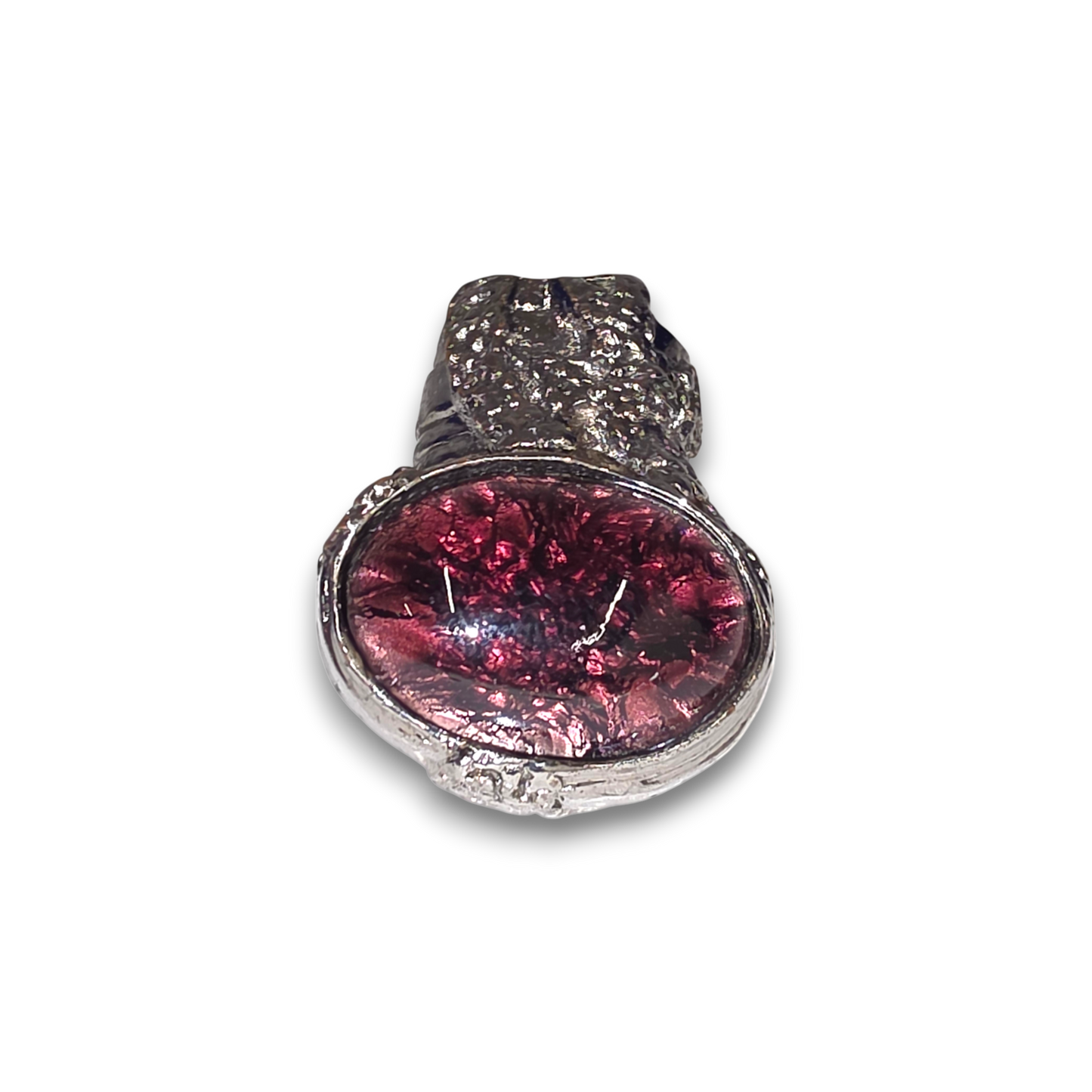 Yves Saint Laurent Ring Rank(B) Silver/Purple Arty