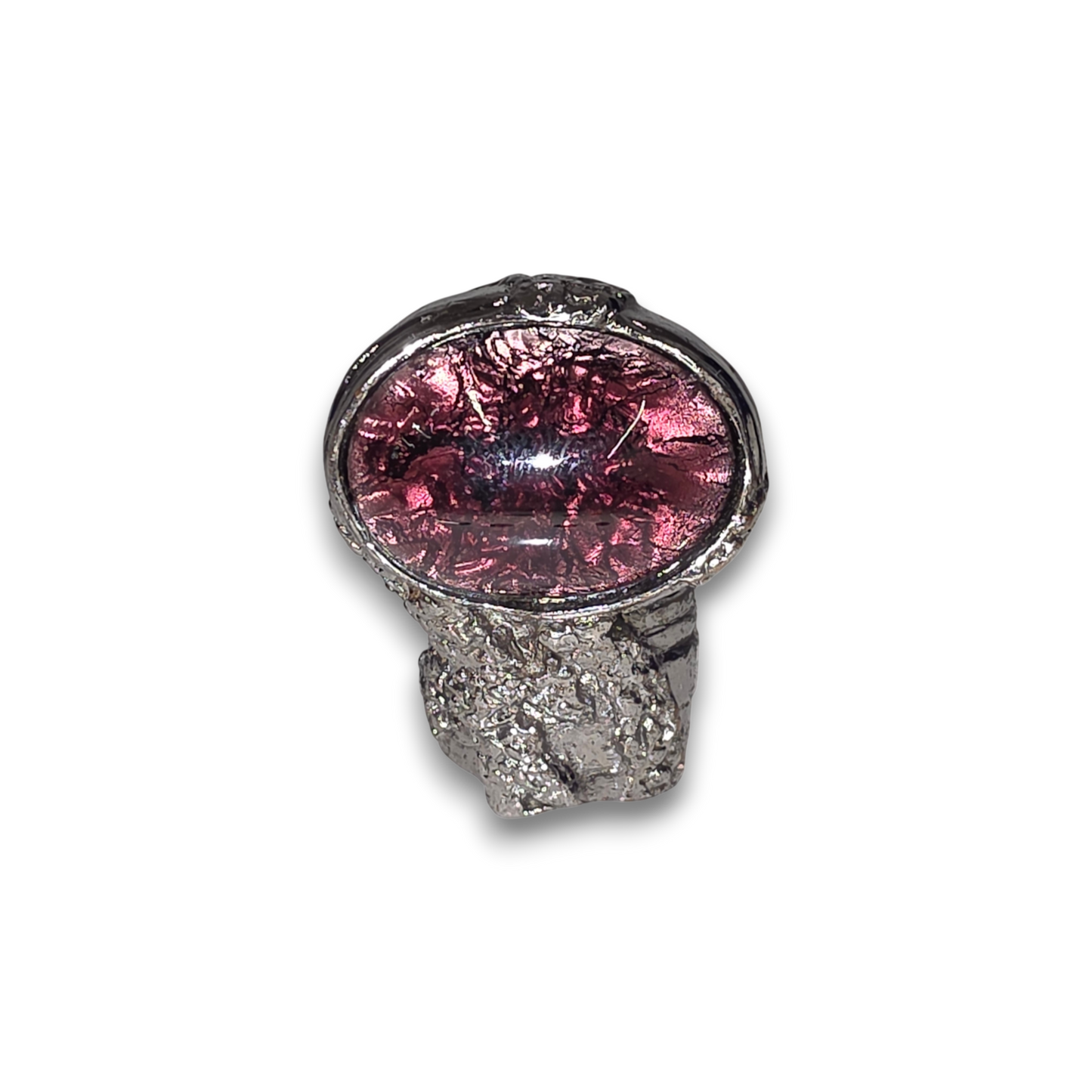 Yves Saint Laurent Ring Rank(B) Silver/Purple Arty