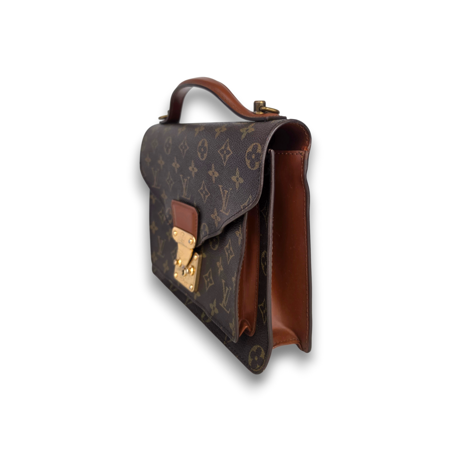 LOUIS VUITTON Handbag Monogram M51185 Rank (B) Brown 874 V.I. Without Strap