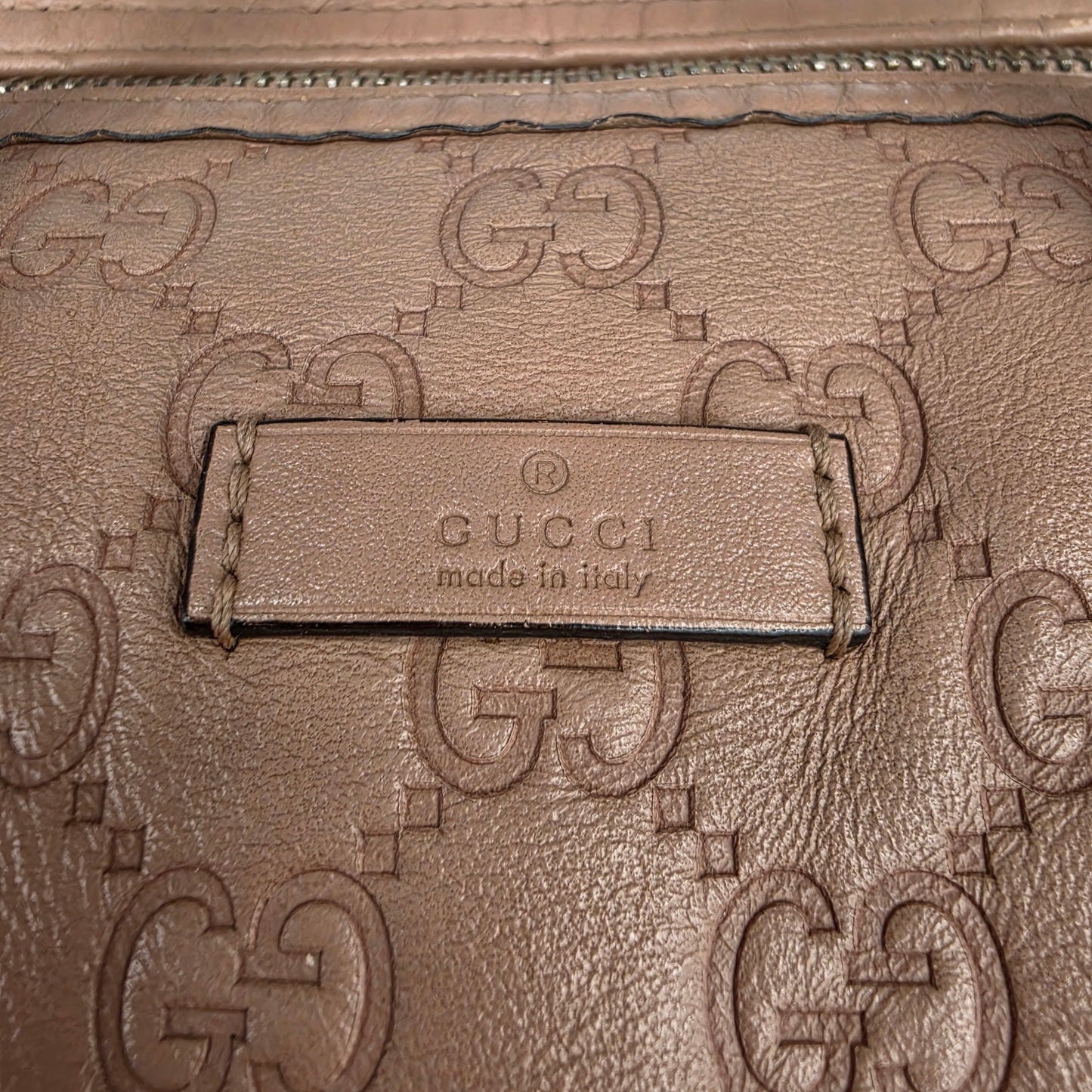 GUCCI Boston Bag GG 265598 Rank(B) Pink without Strap 493075