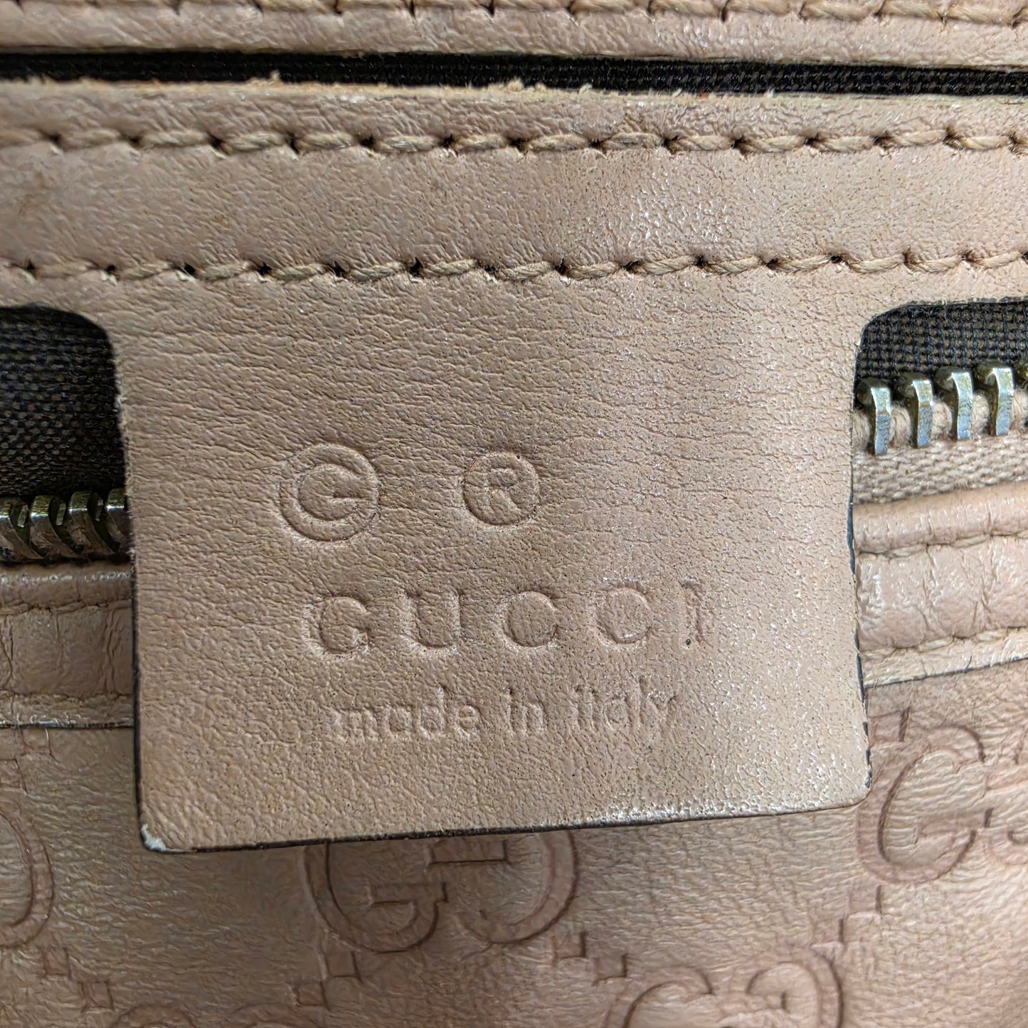 GUCCI Boston Bag GG 265598 Rank(B) Pink without Strap 493075