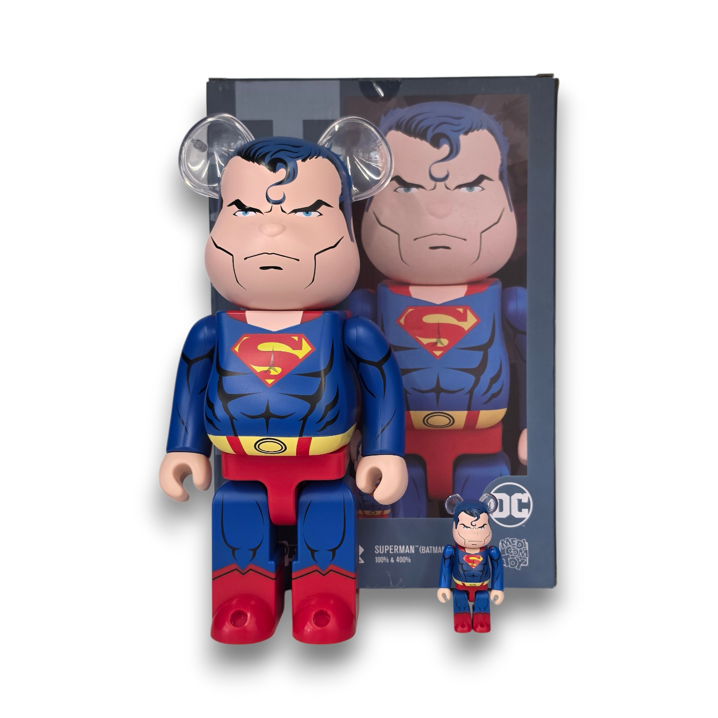 BEAR BRICK Toy SUPERMAN (BATMAN:HUSH VER) 100% & 400%