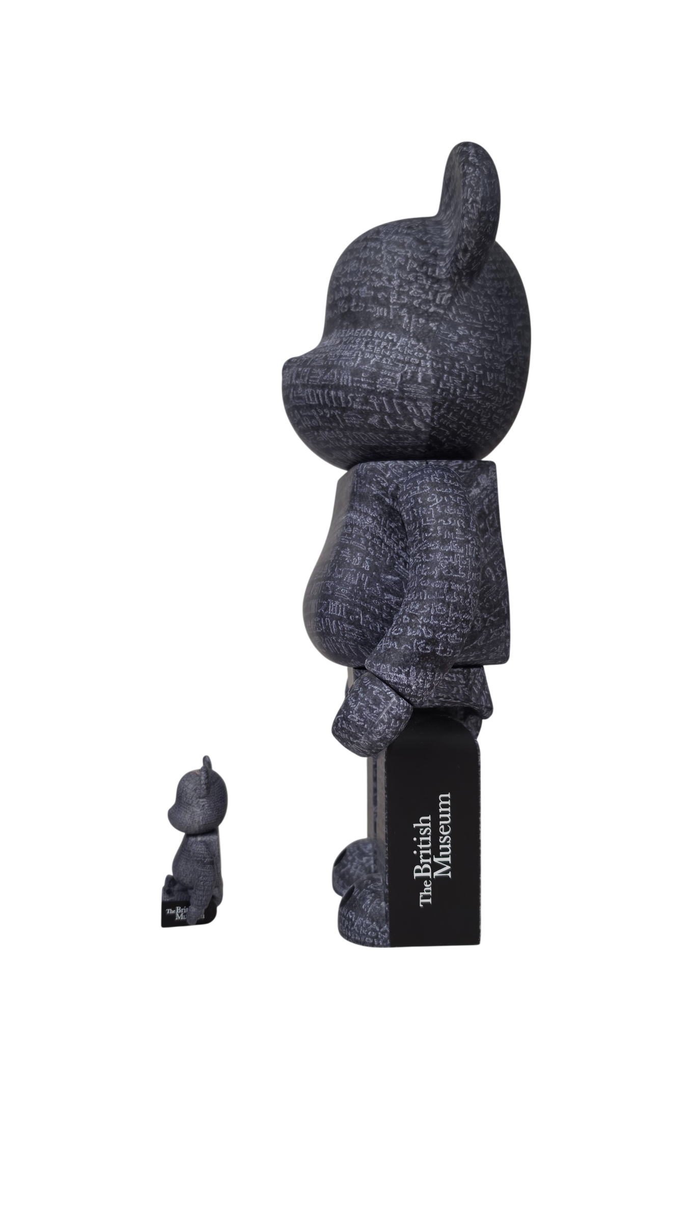 BEAR BRICK NAVY BRITISH MUSEUM  'The Rosetta Stone' 100% & 400%