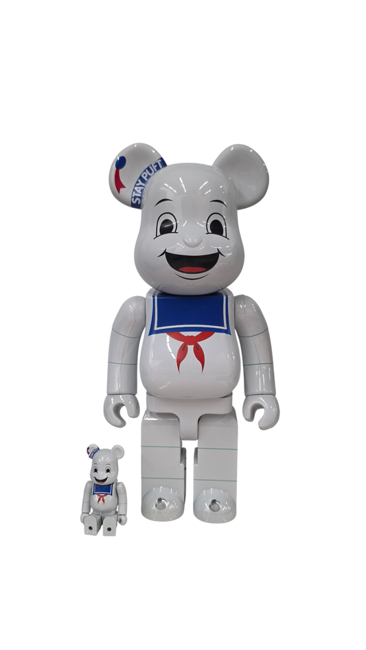 BEAR BRICK GHOST BUSTERS STAY PUFF MARSHMELLOW  100% & 400%