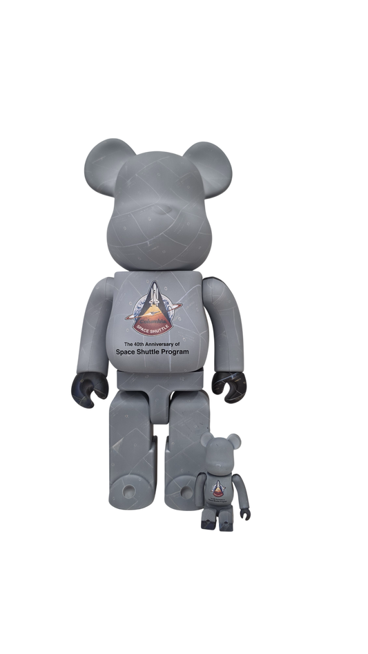 BEAR BRICK SPACE SHUTTLE 100% & 400%