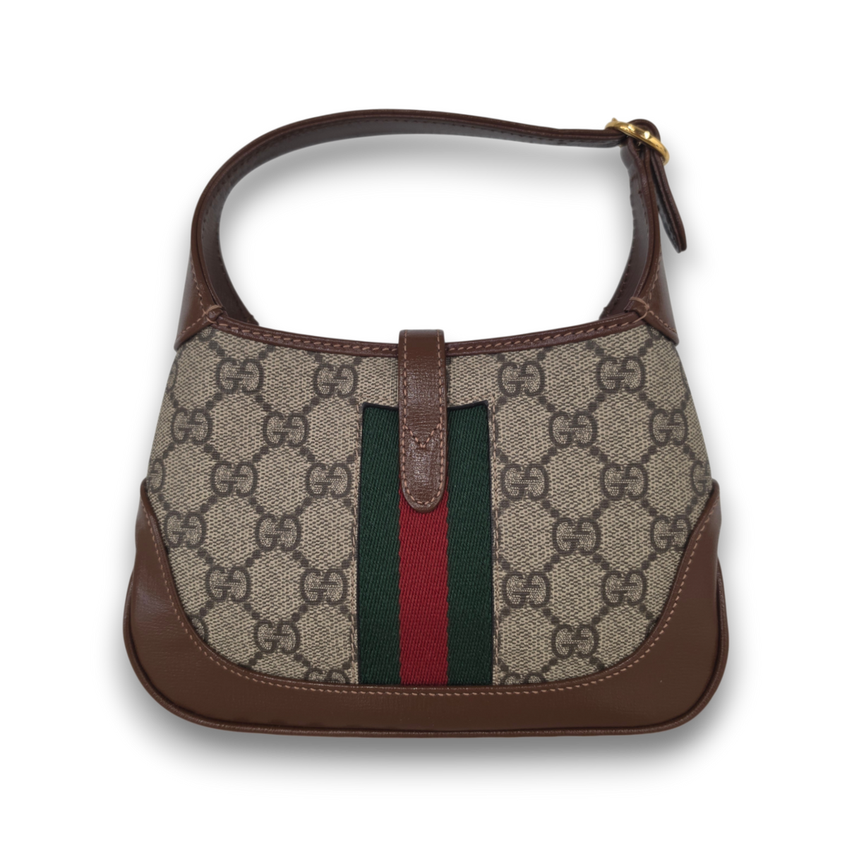 GUCCI 2WAY BAG Jackie 1961 63792 Rank (A) Brown 493075
