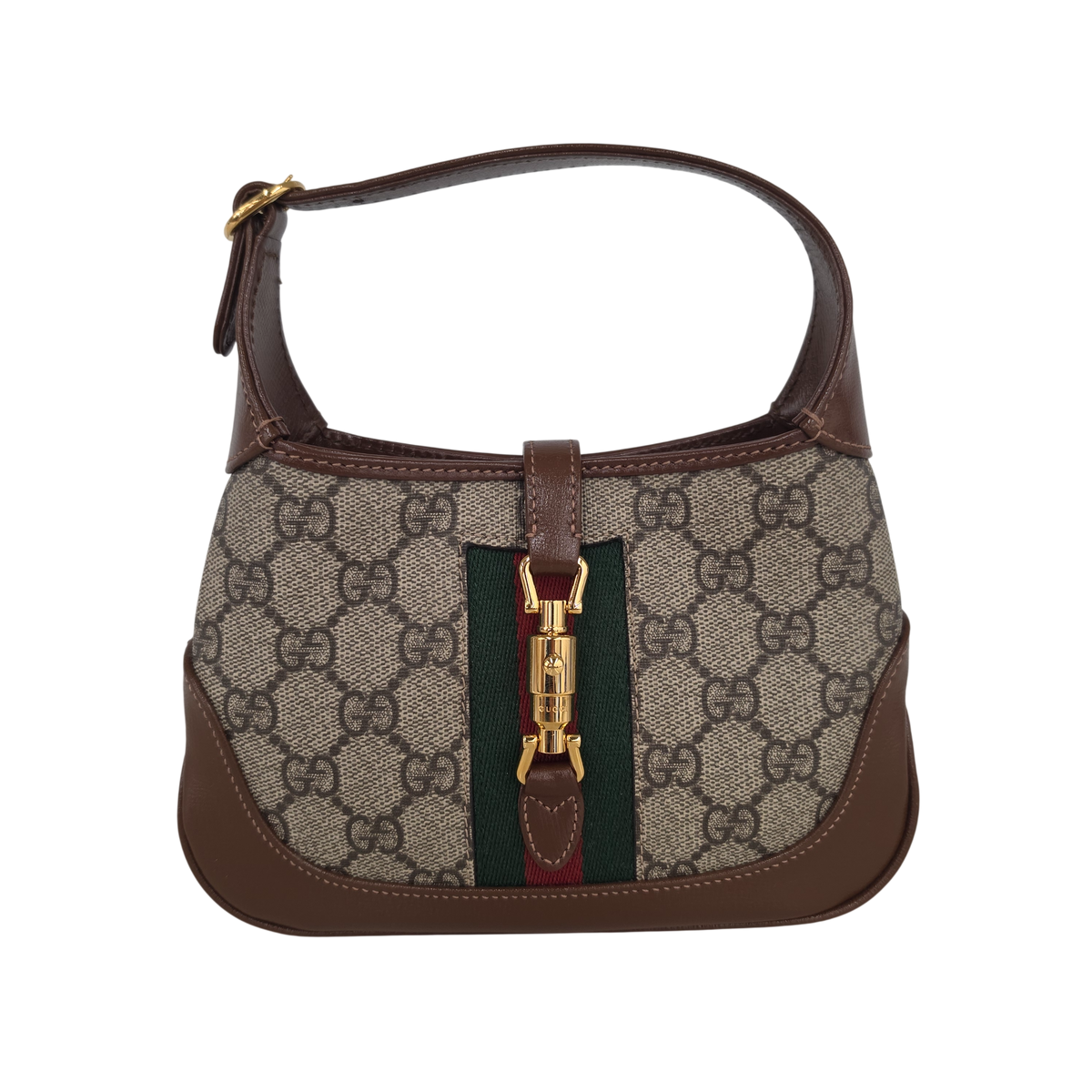 GUCCI 2WAY BAG Jackie 1961 63792 Rank (A) Brown 493075