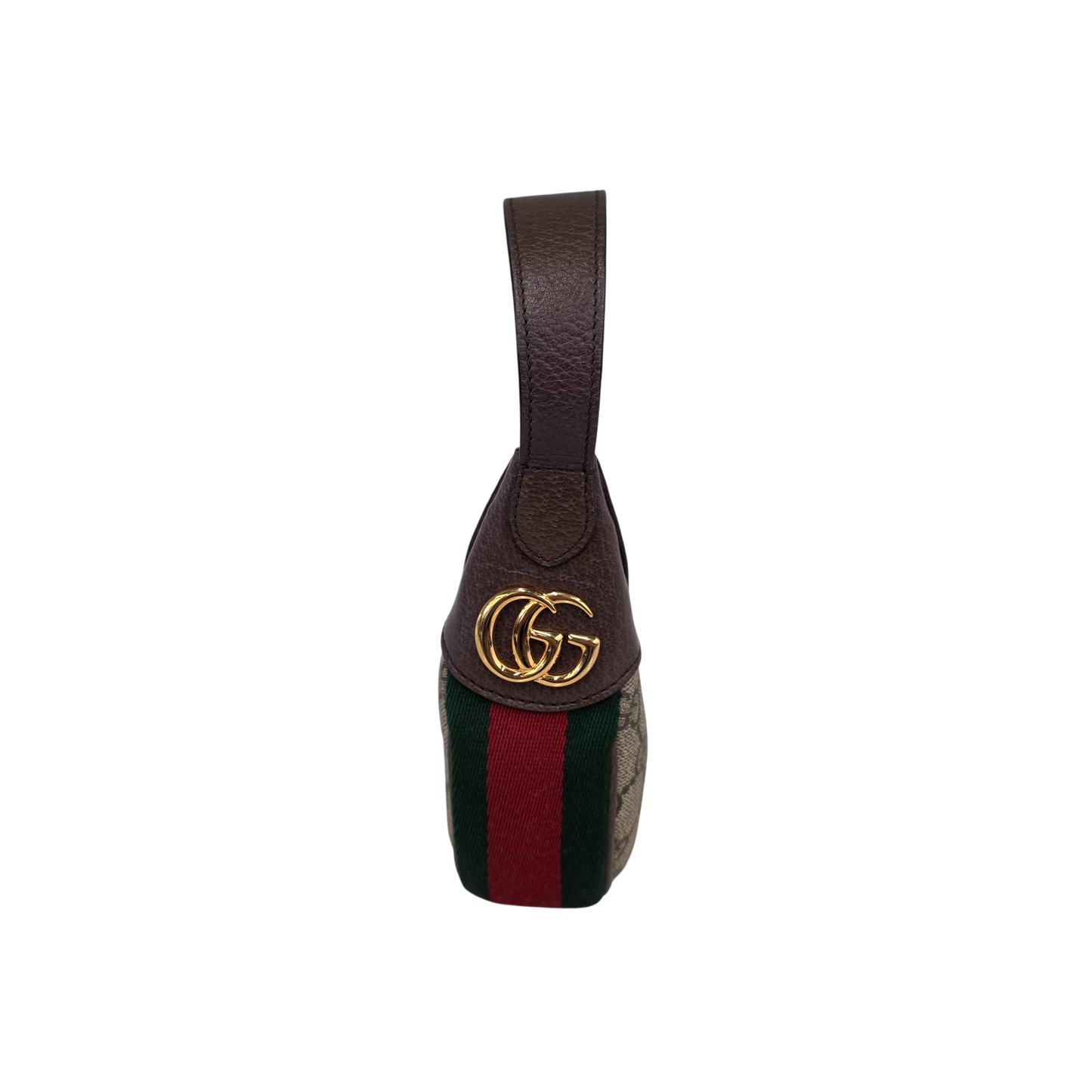 Gucci Shoulder Bag Ophidia GG Mini 658551 Rank (B) Brown/Green/Red Stain 493075 *Stain Inside