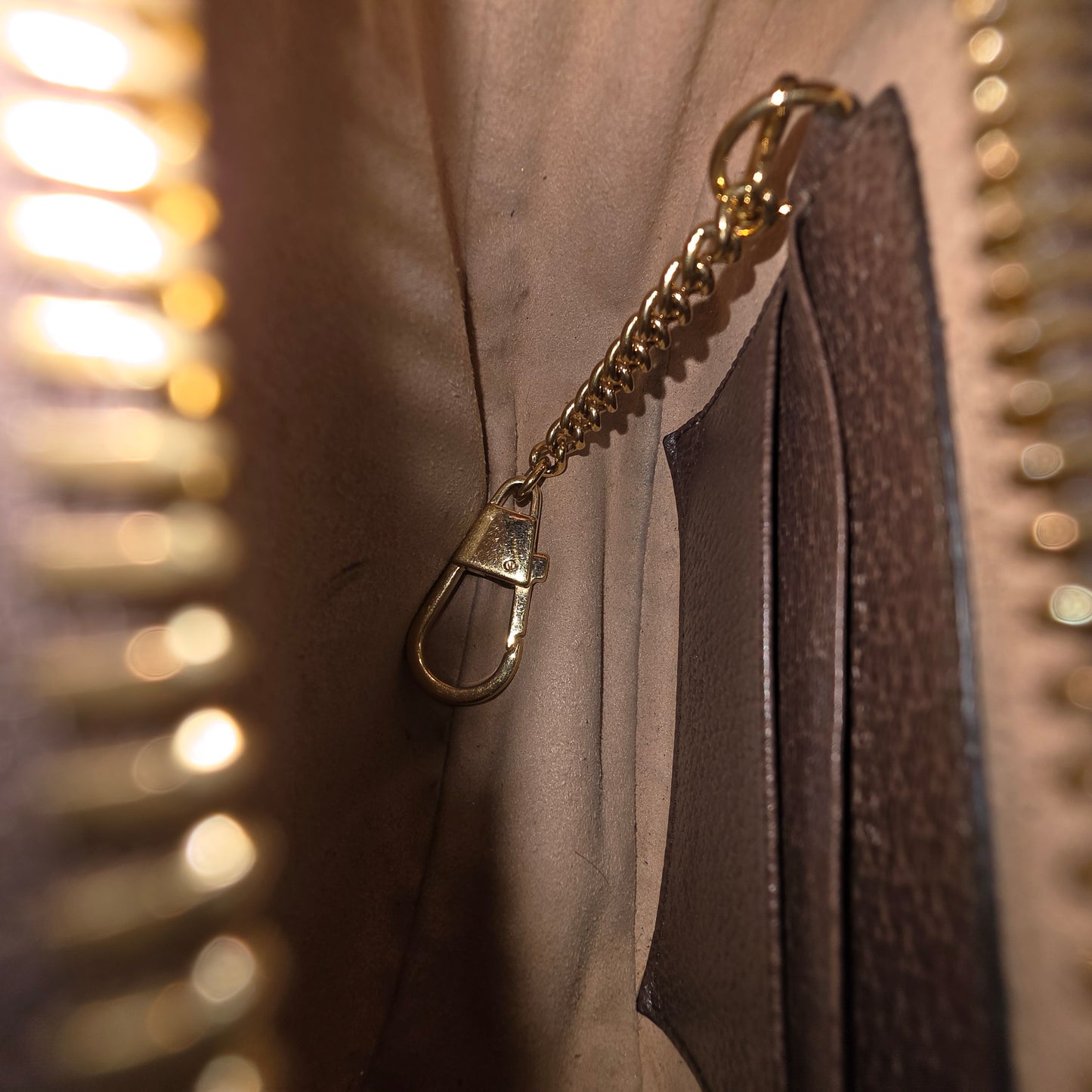 Gucci Shoulder Bag Ophidia GG Mini 658551 Rank (B) Brown/Green/Red Stain 493075 *Stain Inside