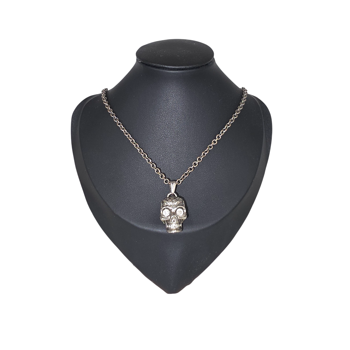 Alexander McQUEEN Necklace Rank(B) Silver Skull Pendent