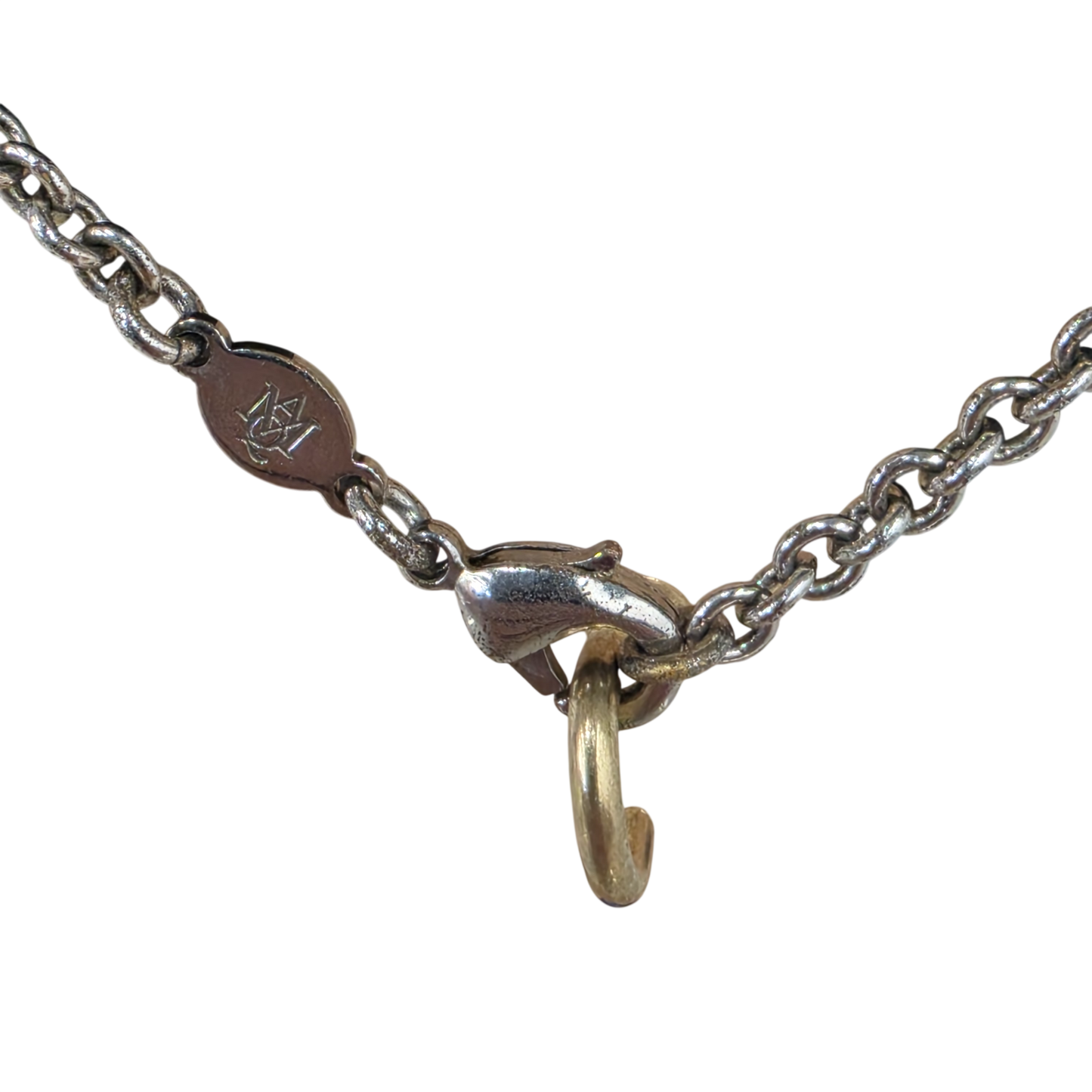 Alexander McQUEEN Necklace Rank(B) Silver Skull Pendent