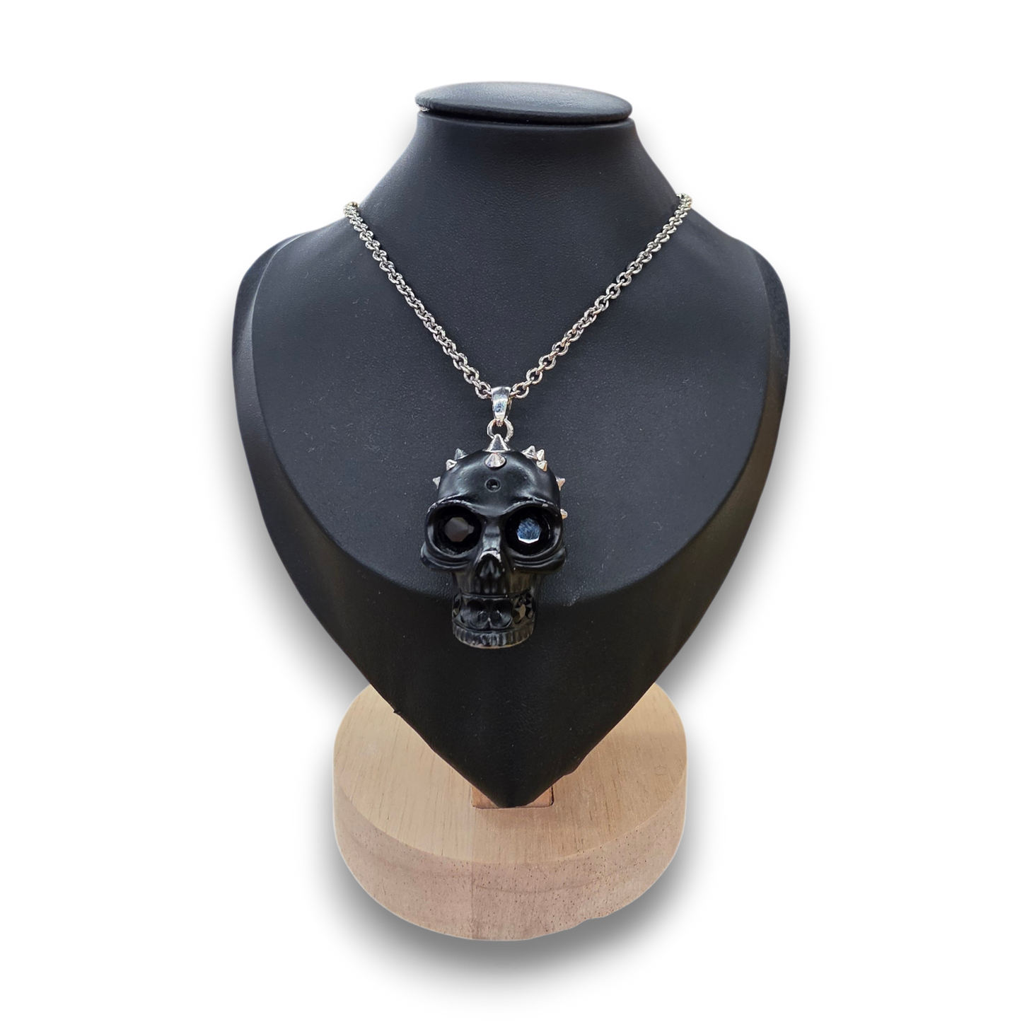 ALEXANDER McQUEEN Neclace Rank (B) Black Skull Pendant Top