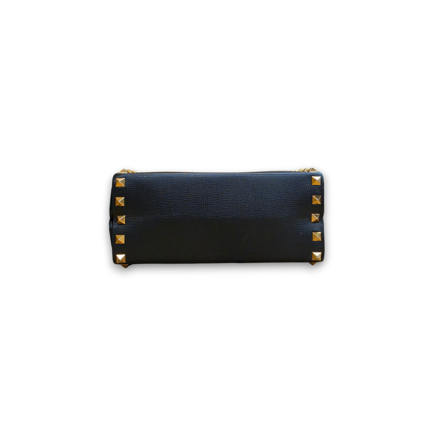 VALENTINA GARAVANI 2Way Bag Rank(B) Black Rockstud Grainy Calfskin Box