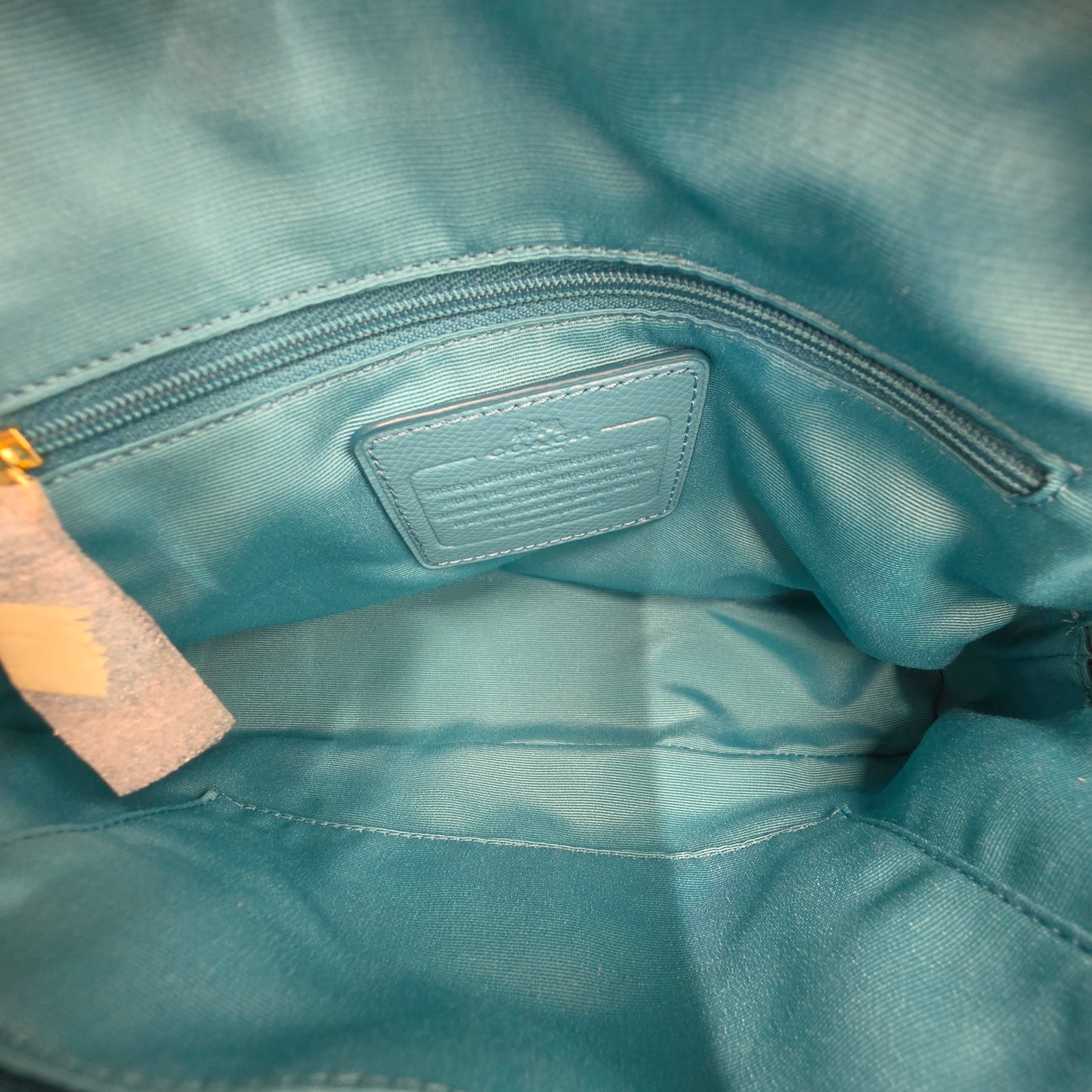 Coach Shoulder Bag F34090 Rank (B) Sky Blue