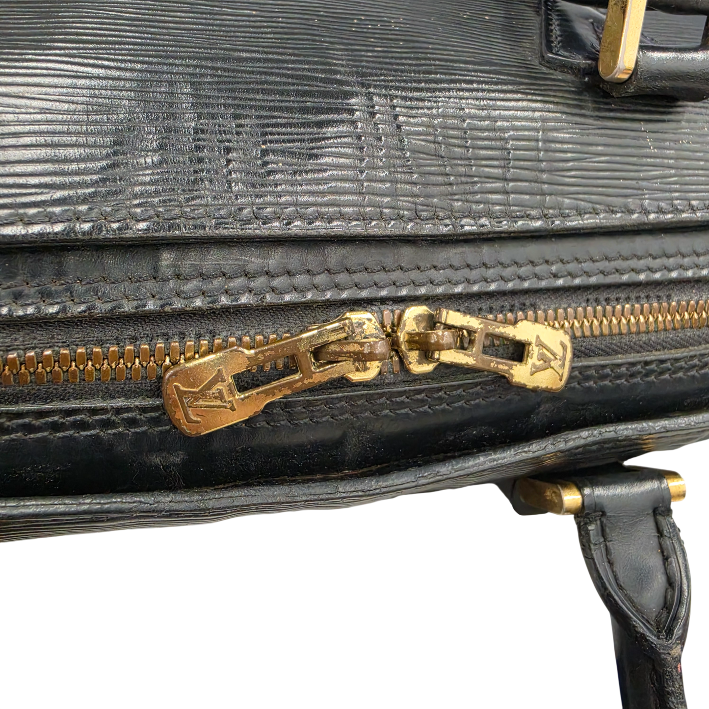 LOUIS VUITTON Handbag Epi M54512 Rank (B) Black TH0034
