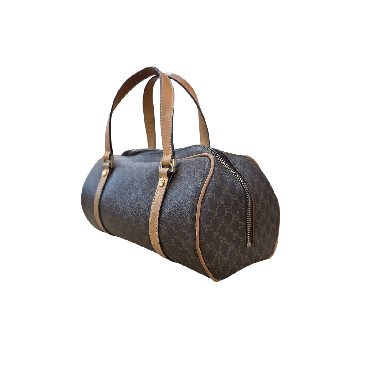 CELINE Boston Bag Rank (B) Brown S100/75