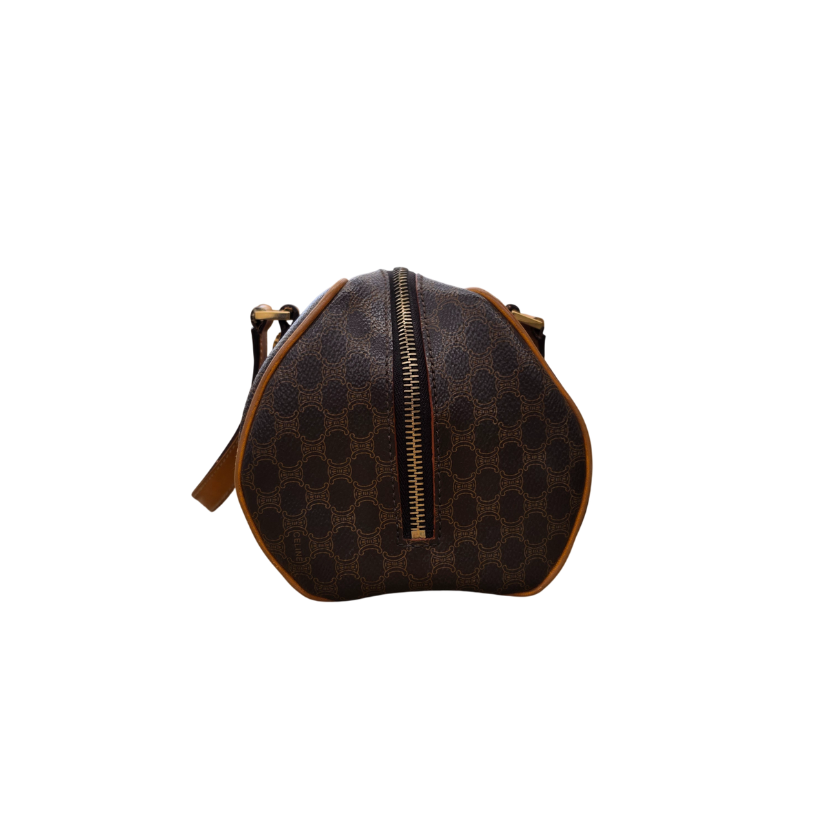CELINE Boston Bag Rank (B) Brown S100/75