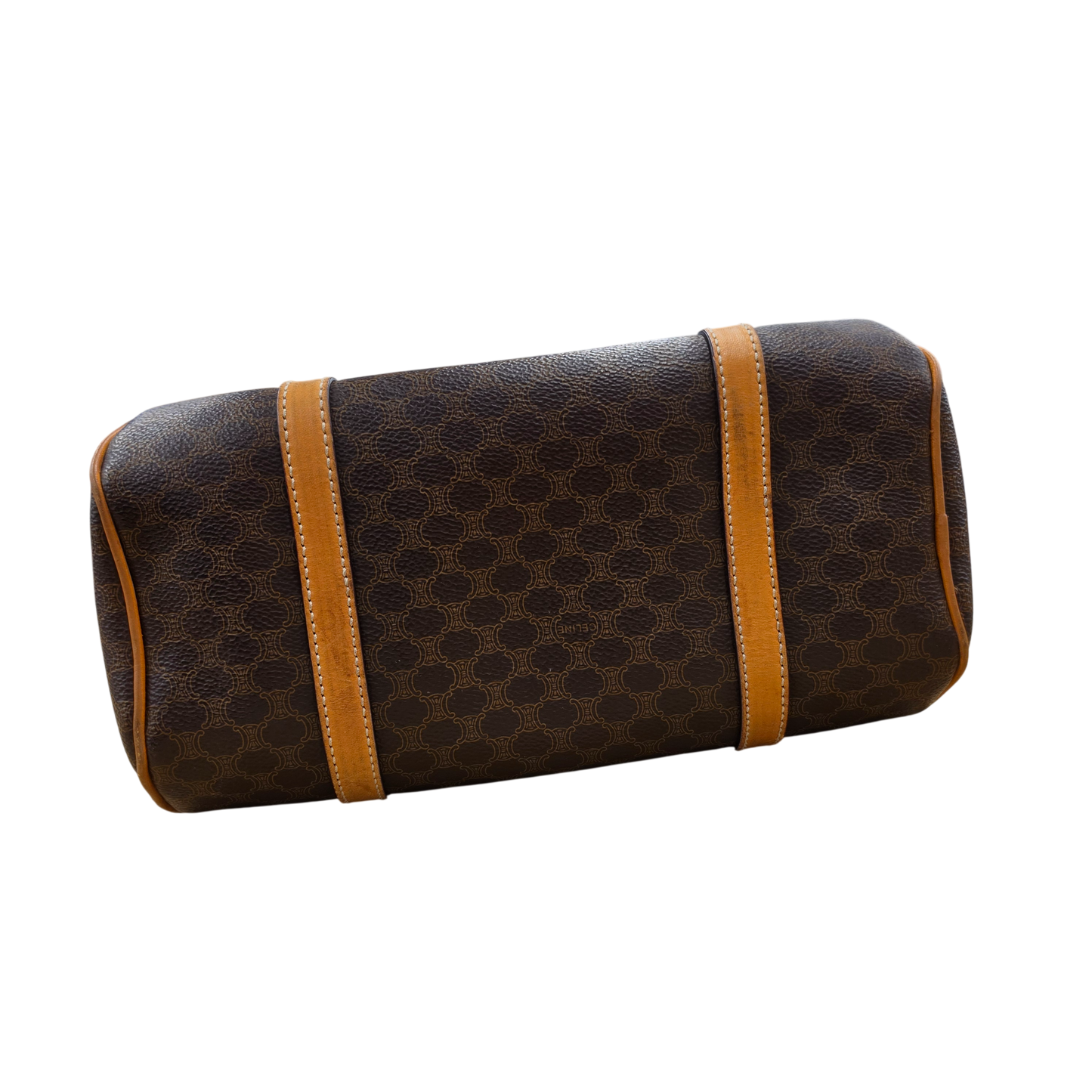 CELINE Boston Bag Rank (B) Brown S100/75