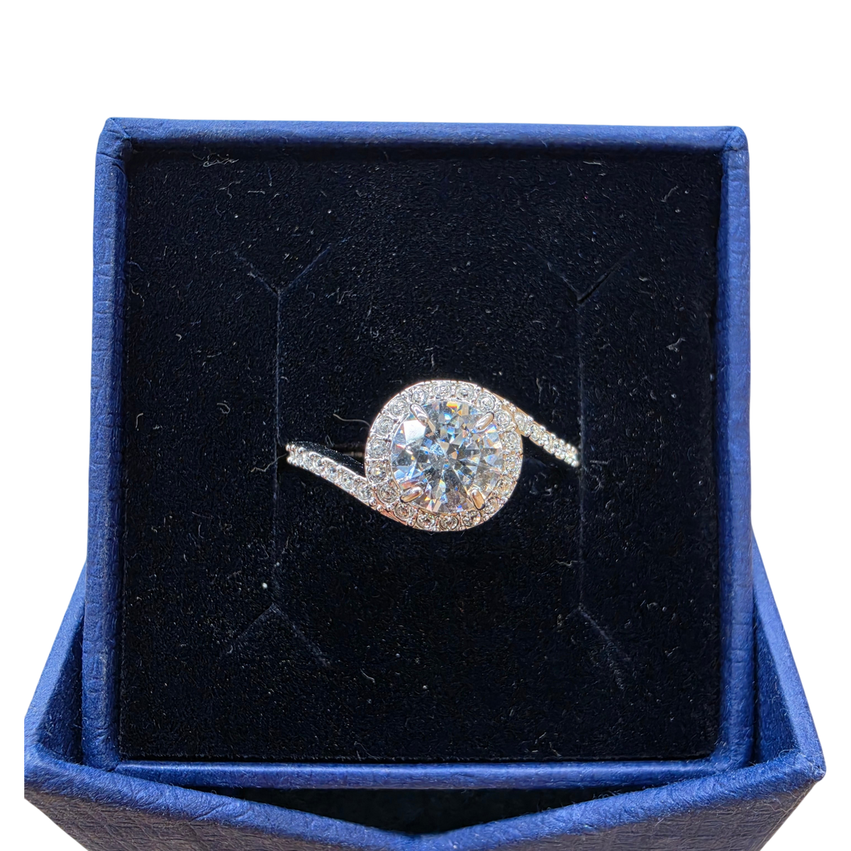 Swarovski  Rank (B) Attract Light Swirl Ring size 55 - 5181006