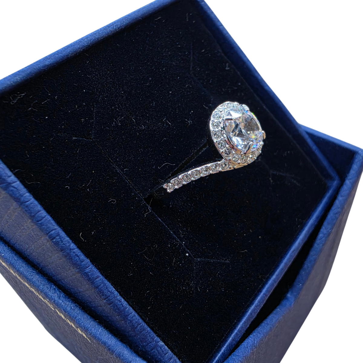 Swarovski  Rank (B) Attract Light Swirl Ring size 55 - 5181006