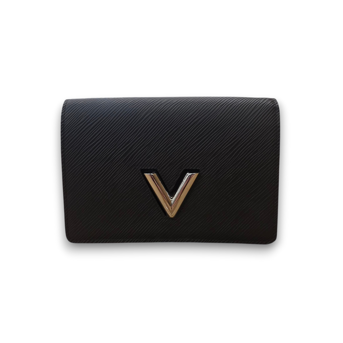 LOUIS VUITTON Shoulder Bag EPI Twist PM M21110 Rank (A) Black *Inside Stain
