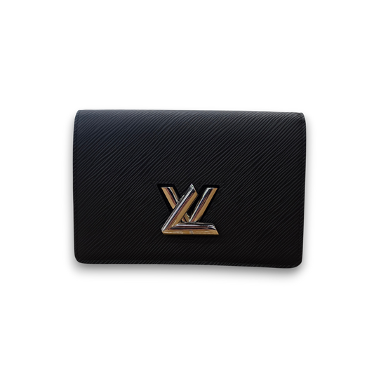 LOUIS VUITTON Shoulder Bag EPI Twist PM M21110 Rank (A) Black *Inside Stain