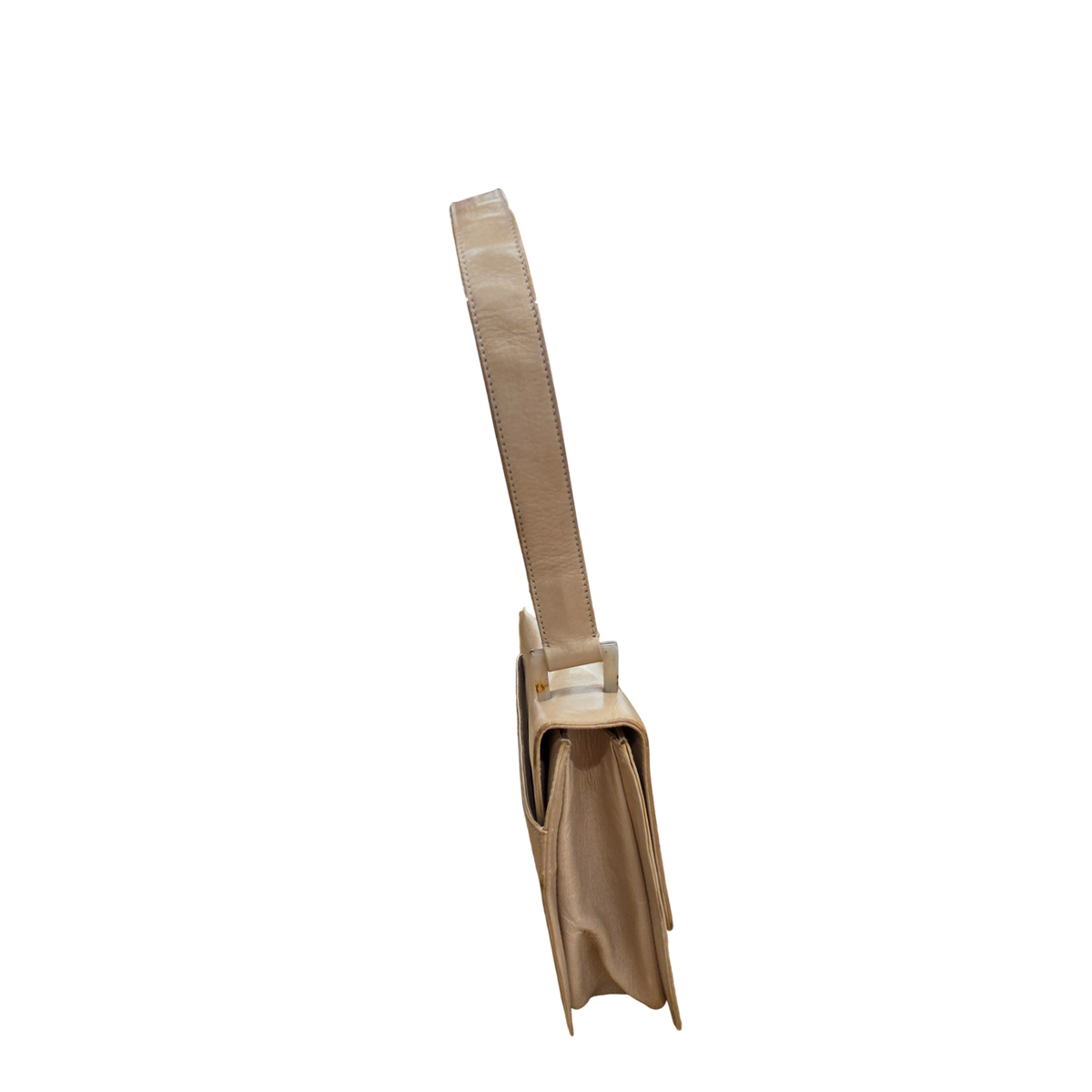 Prada Shoulder Bag B6662 Rank (B) Beige Ds-colored*/Damage 28