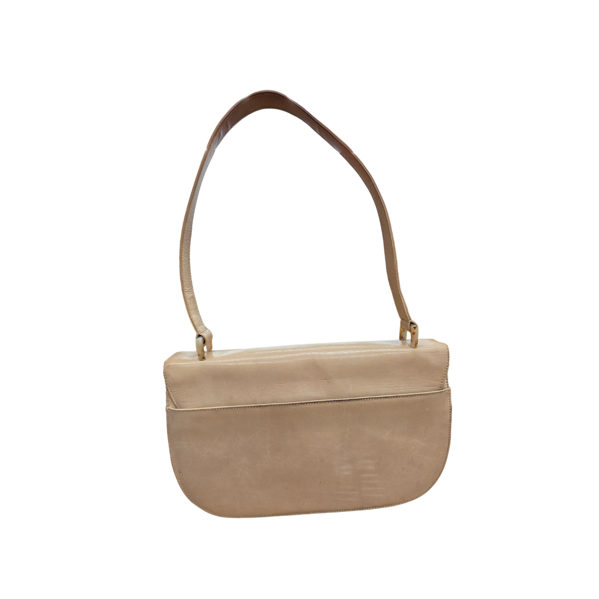 Prada Shoulder Bag B6662 Rank (B) Beige Ds-colored*/Damage 28
