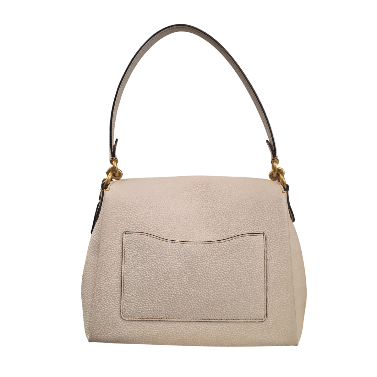 COACH Shoulder Bag Soft pebble leather 3954 Rank(AB) Ivory Lady's May shoulder Bag