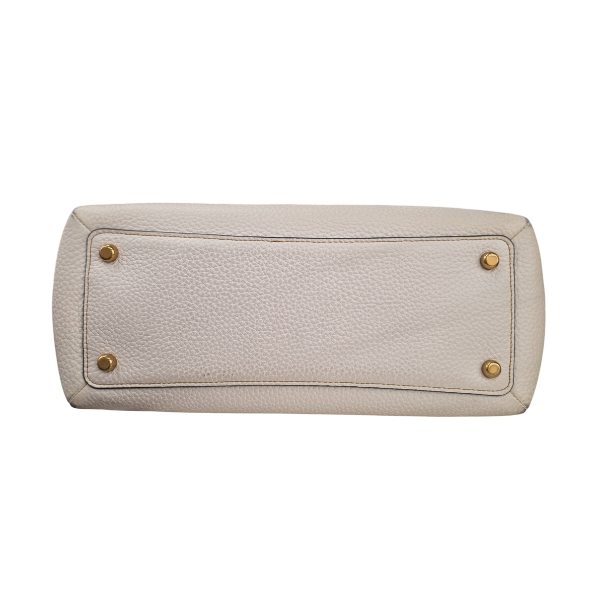 COACH Shoulder Bag Soft pebble leather 3954 Rank(AB) Ivory Lady's May shoulder Bag